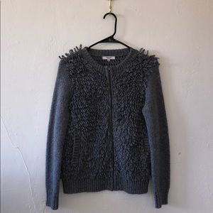 Madewell fringe sweater jacket - XS